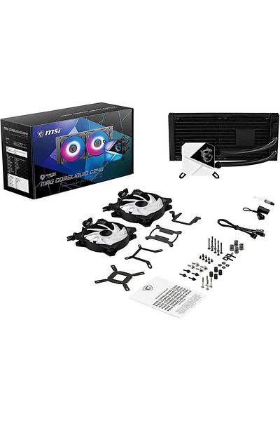 MSI MSI Coreliquid C240 ​​CPU Cooler, liquid cooling, ARGB Lighting (Black)