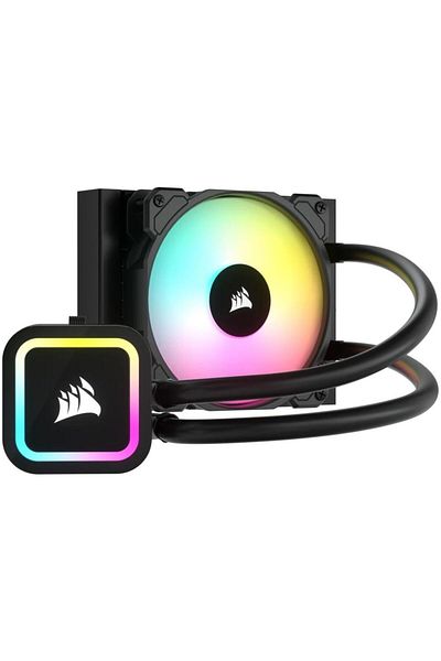 Corsair Corsair H60x RGB ELITE v2 CPU Cooler, liquid cooling, 120 mm (Black)