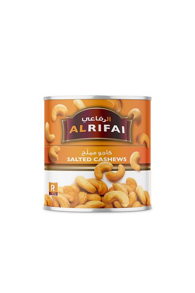 Al Rifai Salted Cashews (Tin) 275 gms