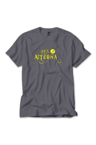 WAKHA Metallica Lux Æterna Logo Gray T-Shirt