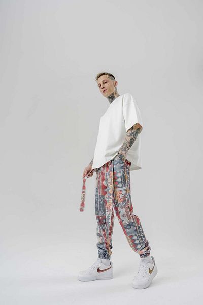 go gang own Nefertari Belted Jogger Pants