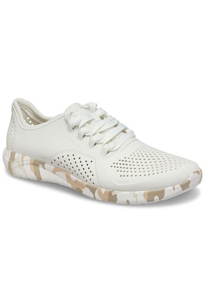 Crocs Pantofi sport pentru bărbați Literide Printed Camo Pacer, 41-42 Eu - M8 Us Alb - Almost White