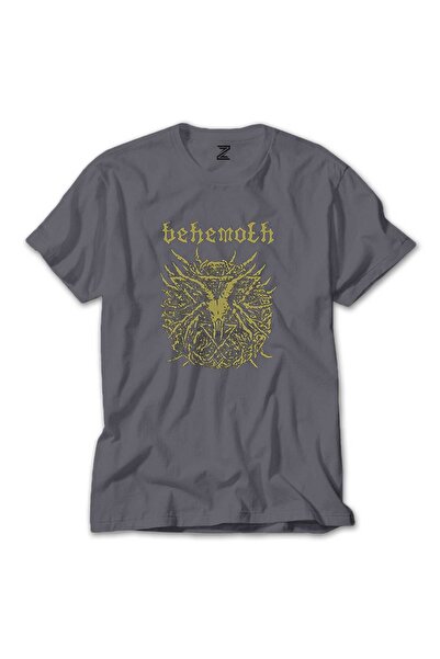 CrowsGate Behemoth Goat Pentagram siva majica