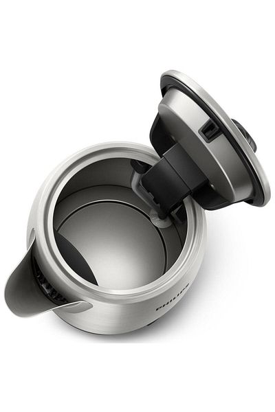Philips Fierbator Philips solar 2000W finisaj metalic inox 1.7l, capac cu arc, mentine la cald