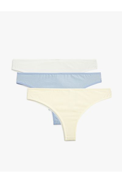 Koton Cotton 3-Pack Brazilian Women's Panties