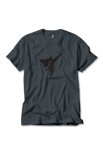 Generic Brand World Karete Fighter Smoked T-Shirt