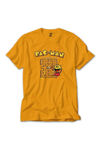 CrowsGate Tricou galben Pac-Man anilor '80