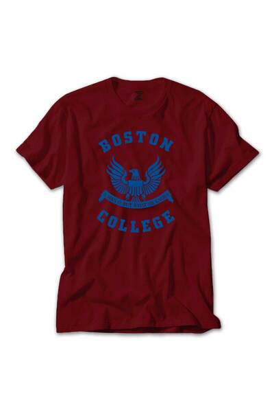 WAKHA Tricou roșu cu sigla Boston College