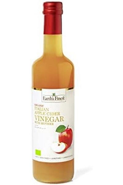Earth s Finest Earth's Finest Organic Apple Cider Vinegar with Mother - 500ml | Unfiltered, Raw, 100% Natural