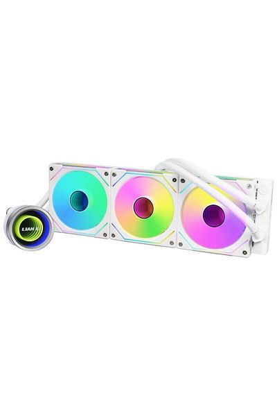 Lian Li Cooler CPU Lian Li Galahad II 360 Trinity SL-INF, iluminare ARGB, 3x 120mm, 2100 rpm, PWM (Alb)