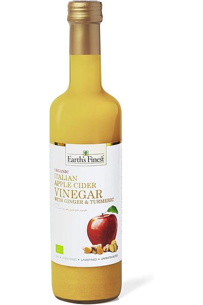 Earth s Finest Earth's Finest Organic Apple Cider Vinegar with Ginger & Turmeric - 500ml