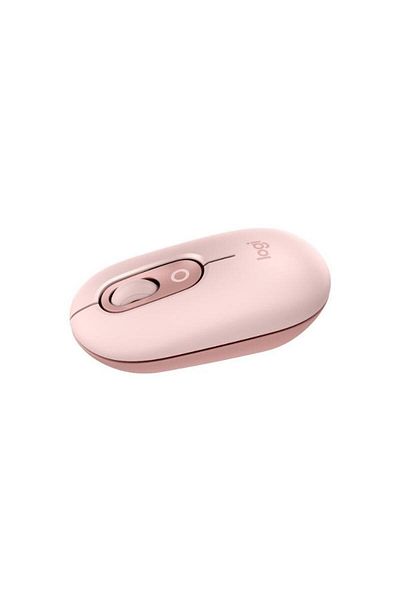 logitech Mouse fără fir Logitech POP, Bluetooth, 4000 DPI (Roz)