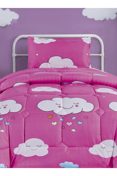 Generic 3 Piece Single Crib Bedding Set, Lightweight Comforter, Suitable for All Seasons G2