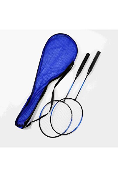 SLİPT Ckspor Mavi Badminton Seti – Taşıma Çantalı 2 Raket 3 Top | Hafif Ve Dayanıklı Spor Seti