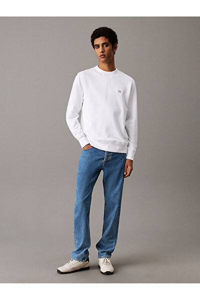 Calvin Klein WOVEN LABEL CREW NECK