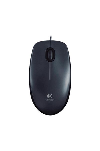 logitech Mouse cu fir LOGITECH M100 910-006652, USB, 1000 DPI (Negru)