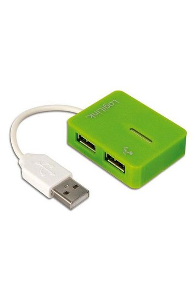 LogiLink Hub USB LogiLink , 2.0 , 4- porturi ,''Smile'', Verde