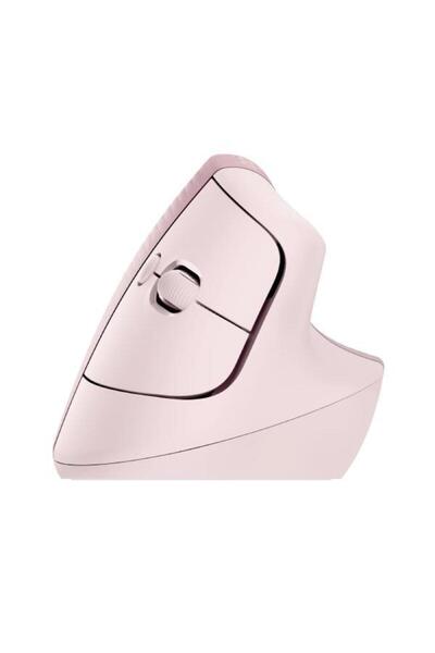 logitech Mouse Wireless Logitech Lift Vertical Ergonomic, Bluetooth, 4000 DPI (Roz)