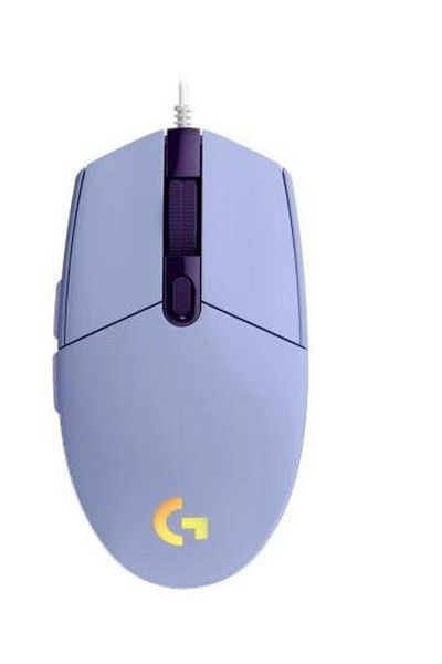 logitech Mouse Gaming Logitech G102 Lightsync, 8000 dpi, iluminare RGB, USB (Mov)