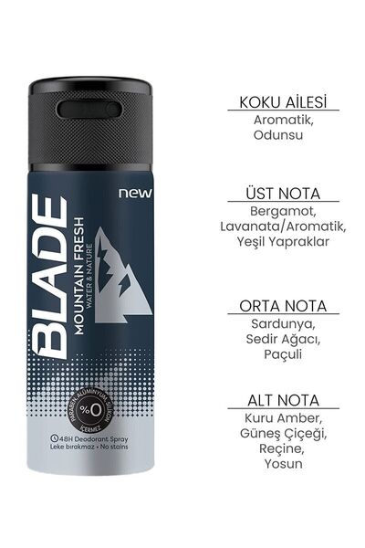 Blade Mountain Fresh Water & Nature Erkek Deodorant 150ml