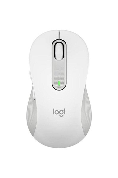 logitech Mouse Wireless Logitech Signature M650 L, Bluetooth/USB (Alb)