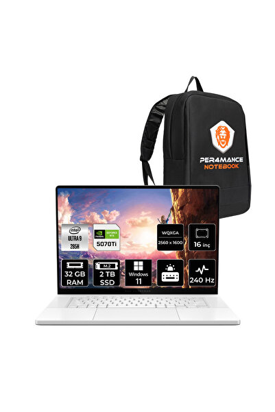 ASUS ROG Zephyrus G16 Ultra 9 285H32GB 2TB SSD RTX5070Ti/12GB 240Hz 16'' 2.5K...