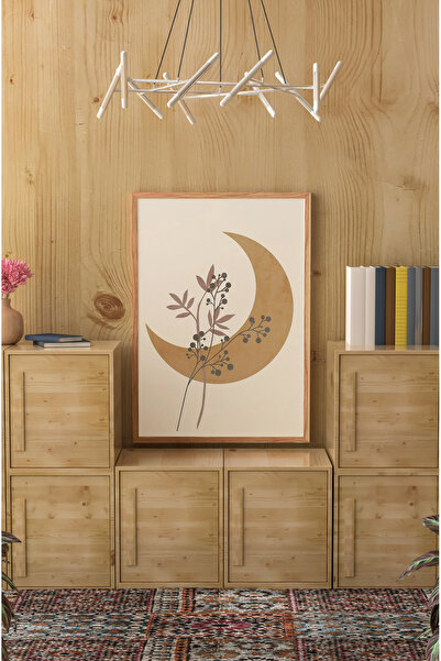 kutuTR Ahşap Çerçeveli Mdf Tek Tablo Ahşap Retro Tablo 2 (KENDİ TABLO SETİNİZ...