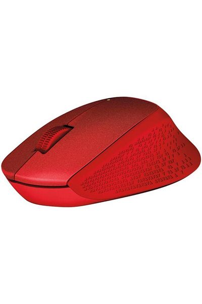 logitech Mouse Logitech Optic Wireless M330 Silent Plus (Rosu)