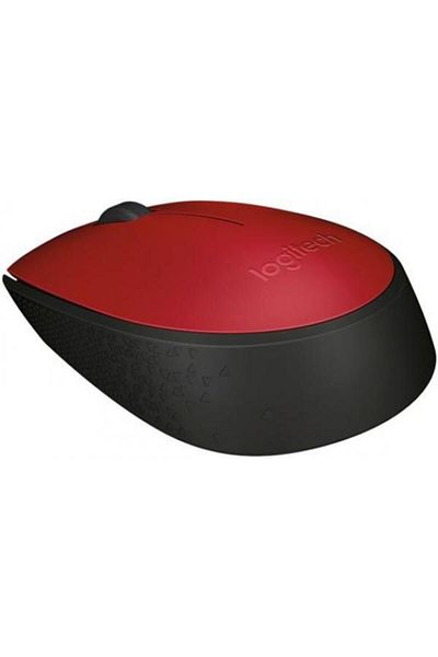 logitech Mouse wireless Logitech M171, USB, 1000 DPI (Rosu)