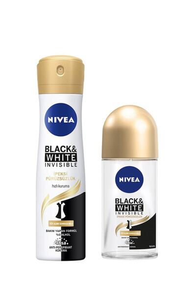 NIVEA İnvisible İpeksi Pürüzsüzlük 150ml deo+50ml Roll-on