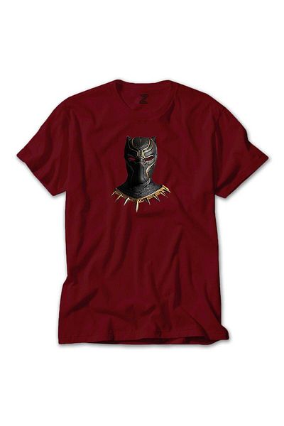 WAKHA Black Panther Face Red T-Shirt