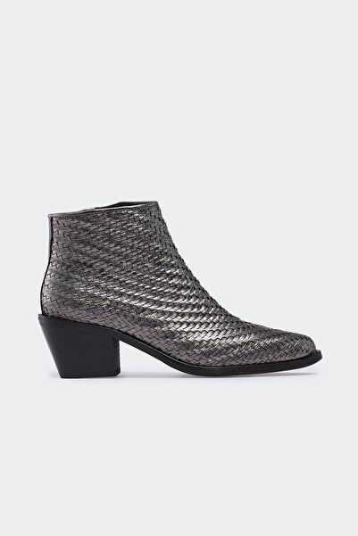 Favgi Yullo Çelik Örgü Deri Kadın Yazlık Bot