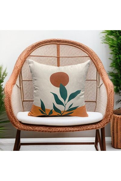 ASDİVA Bohemian Boho Abstract Themed Decorative Throw Pillow Cover 43X43