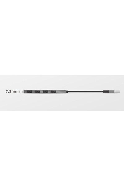 Trust HUB USB Trust Halyx Aluminiu, 4 x USB 2.0 (Argintiu)