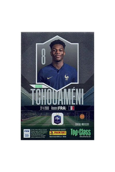 hediyecik Panini Fifa Top Class 2024 Holo Giants Card-Aurélien Tchouaméni