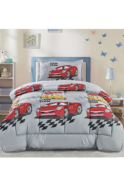 Generic 3 Piece Single Crib Bedding Set, Lightweight Comforter, Suitable for All Seasons G3
