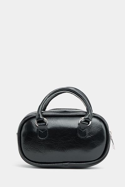 Madamra Černá dámská retro taška Mini Cross Strap