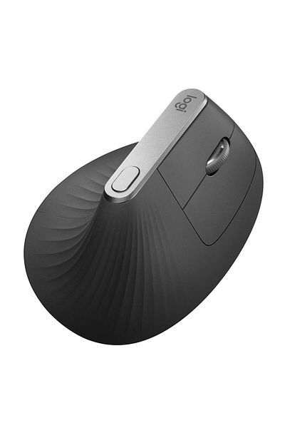 logitech Mouse Wireless Logitech MX Vertical, 1600 DPI, USB, Ergonomic (Negru)