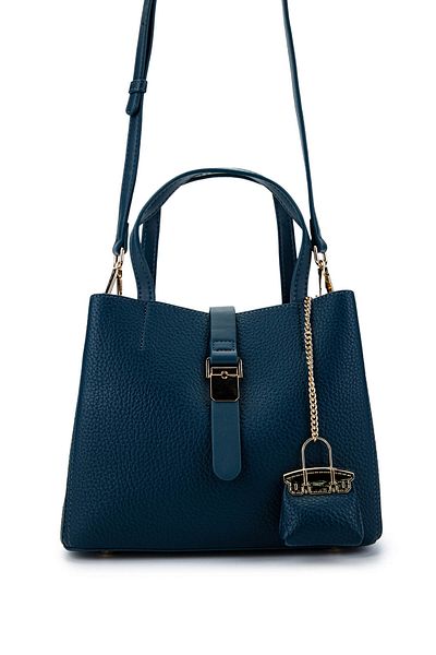 Tamer Tanca Women's Vegan Blue Shoulder Bag