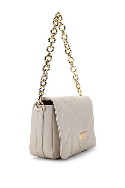 Tamer Tanca Women's Genuine Leather Beige Shoulder Bag