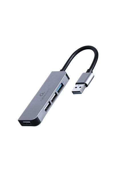 Gembird Gembird USB Hub UHB-U3P1U2P3-01, 4 ports, 1x USB3.1 + 3x USB2.0, Aluminum