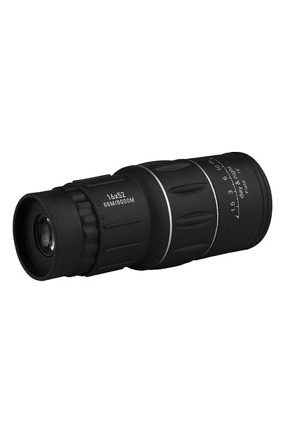 Depox Ideallstore® Monocular, Hawk Sight, 16x52, Black, 15 Cm, Case Included
