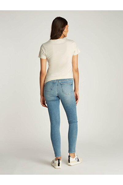 Calvin Klein Women's Ivory Short Sleeve T-Shirt