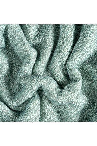 Rikka Home 100% Cotton Double Muslin Summer Blanket 210X225 Soft, Lightweight, Breathable, Double Sided