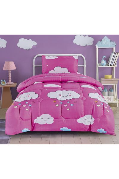 Generic 3 Piece Single Crib Bedding Set, Lightweight Comforter, Suitable for All Seasons G2