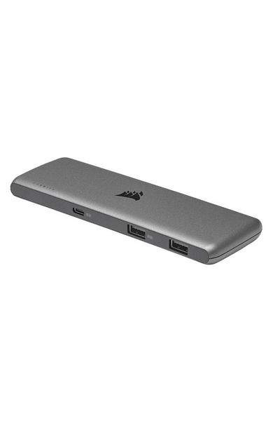 Corsair Hub USB Corsair USB100 cu 7 porturi USB-C/USB-A (Gri)