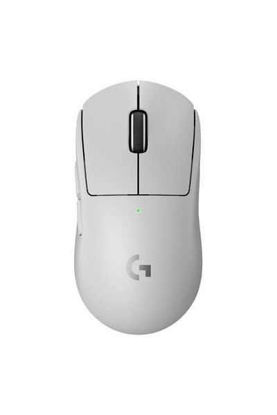 logitech Mouse gaming wireless Logitech Pro X Superlight 2, ultrausor, senzor LightSpeed Hero, Alb