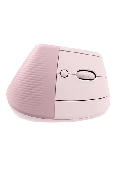 logitech Mouse Wireless Logitech Lift Vertical Ergonomic, Bluetooth, 4000 DPI (Roz)
