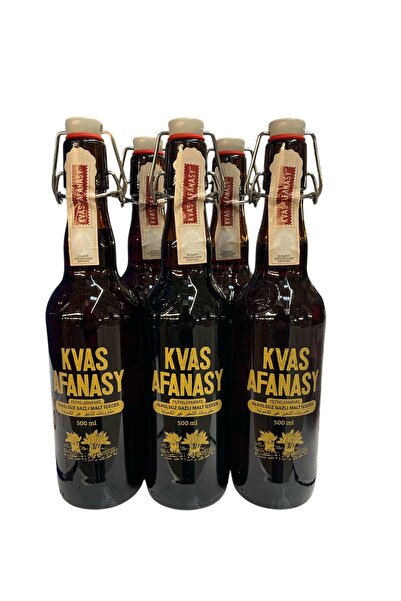 AFANASY 'kvas ' Filtrelenmemiş Alkolsüz Gazlı Malt Içecek 500 ml 6,lı