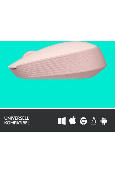 logitech Mouse Wireless Logitech M171, USB, 1000 DPI (Roz)
